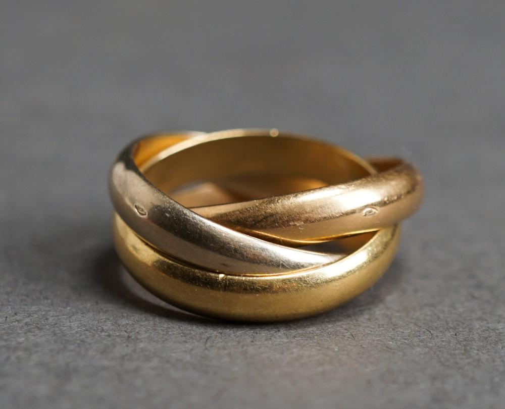 CARTIER 18-KARAT TRI-COLOR GOLD