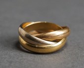 CARTIER 18-KARAT TRI-COLOR GOL