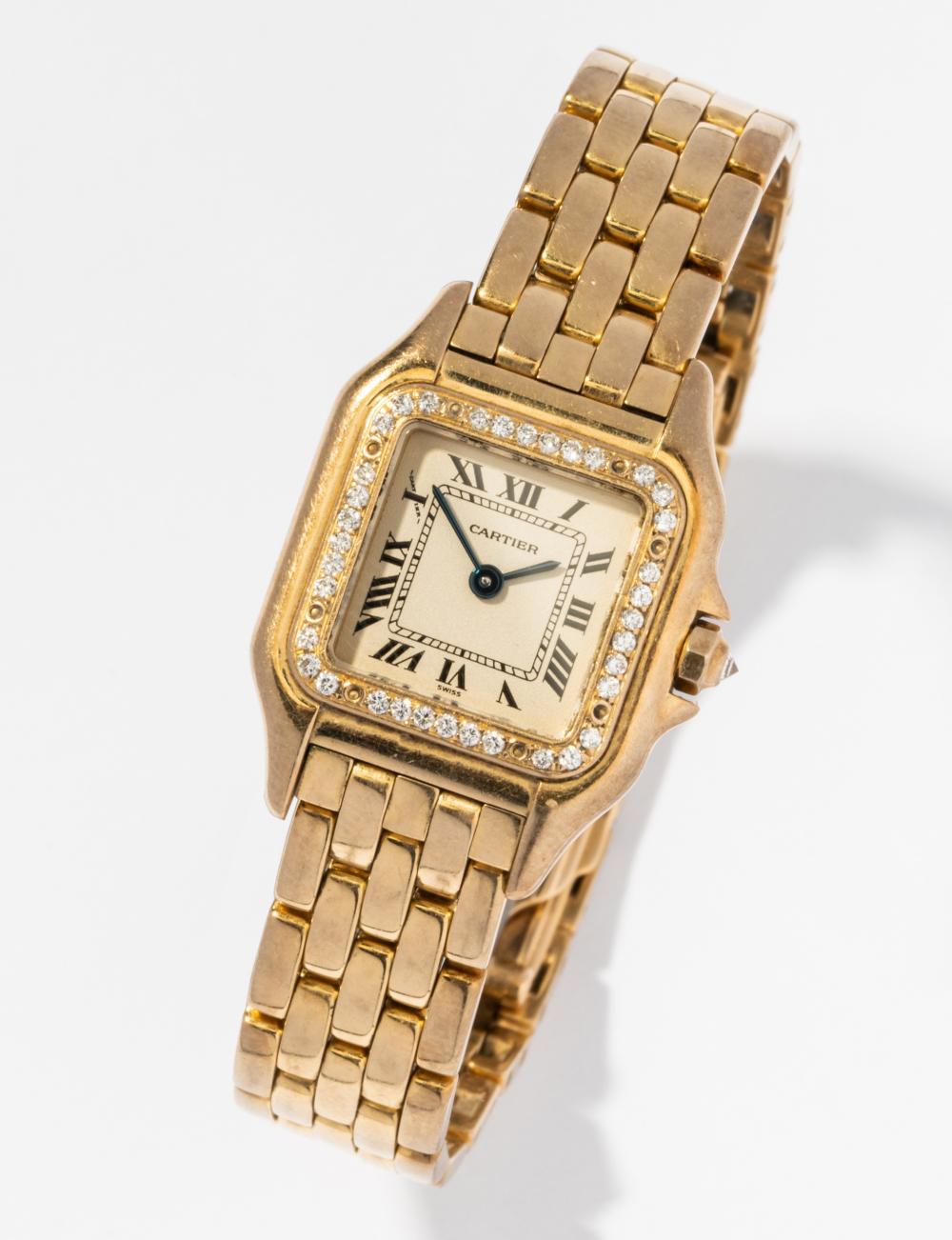 CARTIER 18 KARAT YELLOW GOLD AND