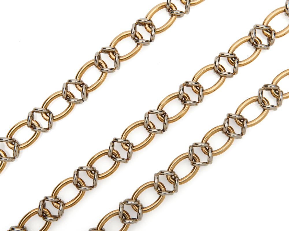 CARTIER 18K BICOLOR GOLD NECKLACE