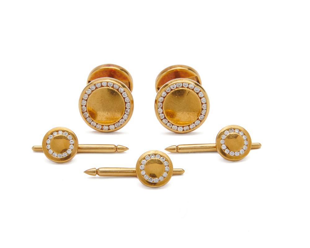 CARTIER 18K GOLD AND DIAMOND
