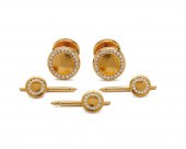 CARTIER 18K GOLD AND DIAMOND G
