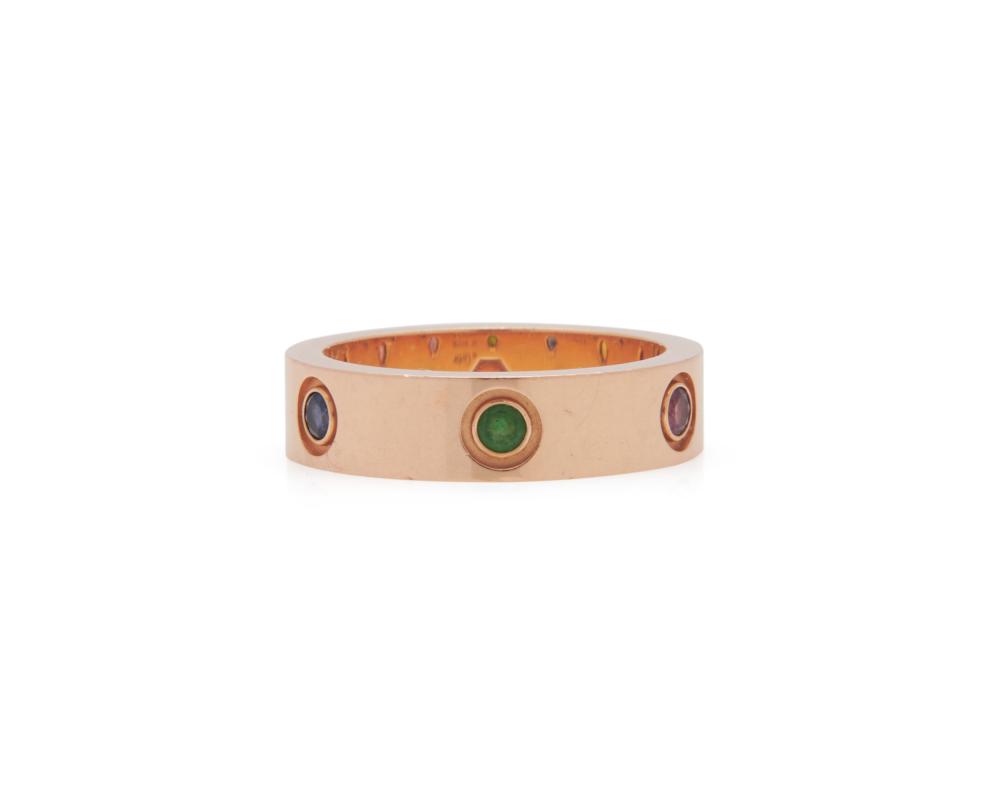 CARTIER 18K GOLD AND GEMSET