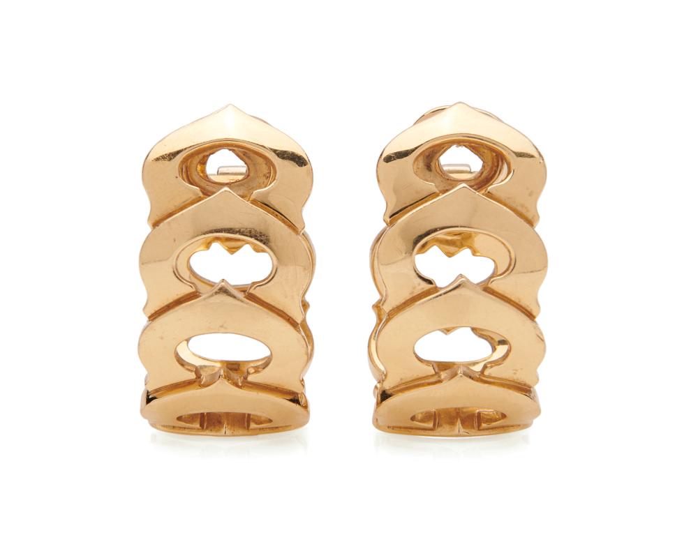 CARTIER 18K GOLD 'C DE CARTIER'