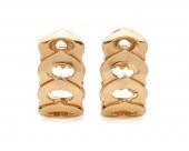 CARTIER 18K GOLD 'C DE CARTIER