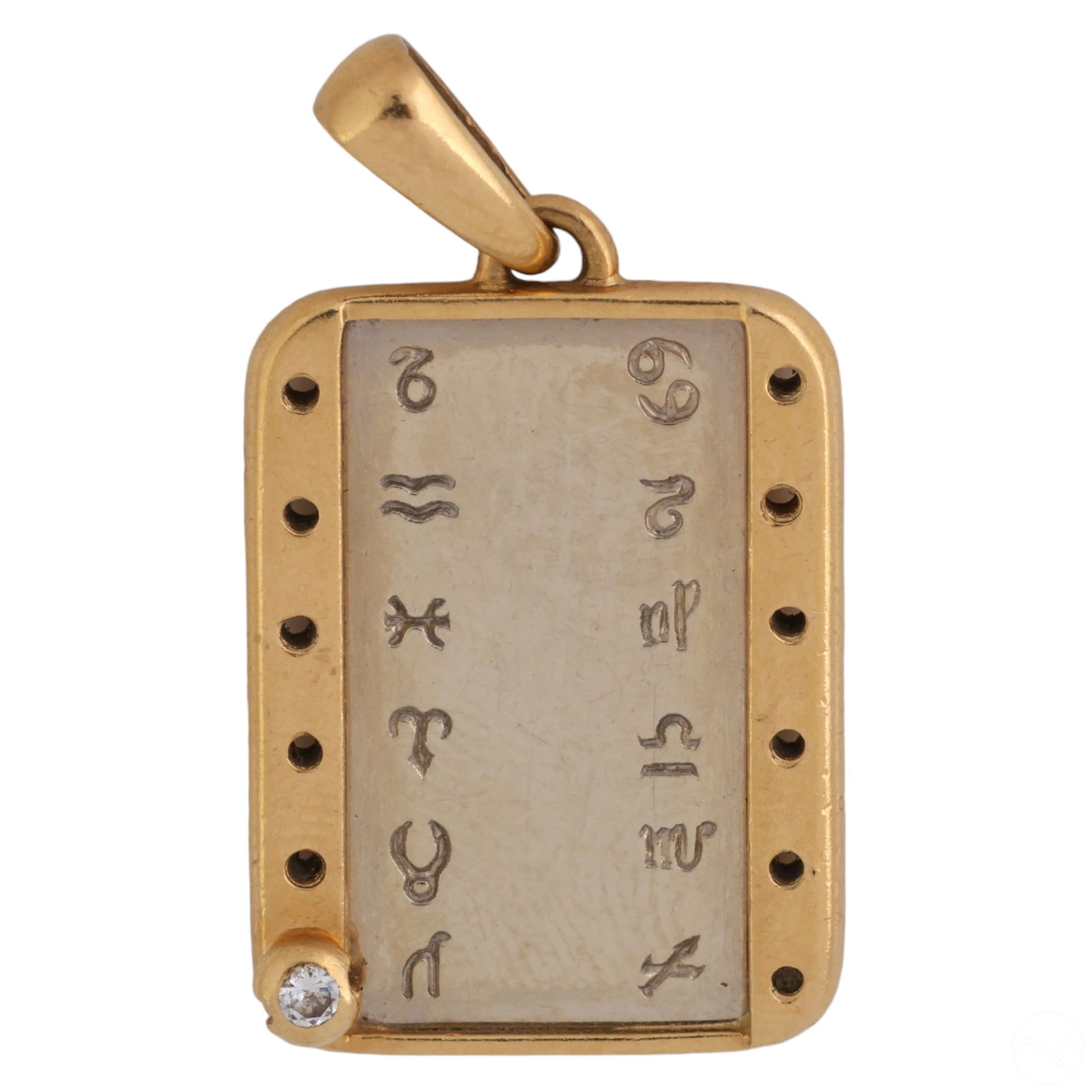 CARTIER 18K GOLD DIAMOND ZODIAC