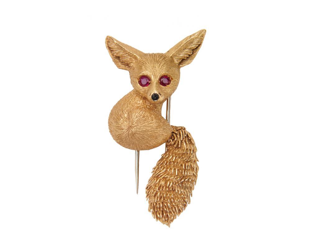 CARTIER 18K GOLD FENNEC FOX