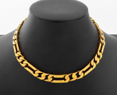 CARTIER 18K GOLD FIGARO LINK N