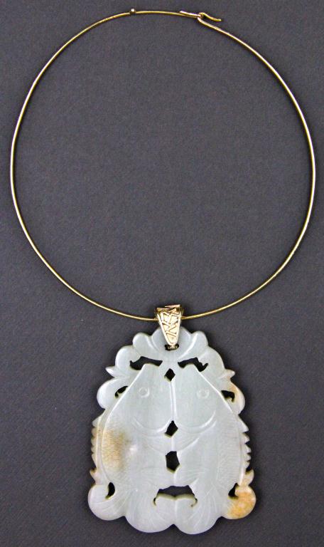 Cartier 18K Gold Necklace With Ming