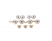 CARTIER 18K GOLD, PLATINUM, MO