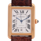CARTIER 18K GOLD TANK SOLO XL