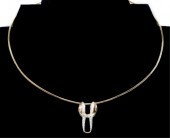 CARTIER 18K OMEGA NECKLACE W/D