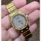 CARTIER 18K YELLOW GOLD SANTOS