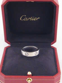 Cartier; A Swiss hallmarked 18
