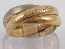 Cartier; A Swiss hallmarked three