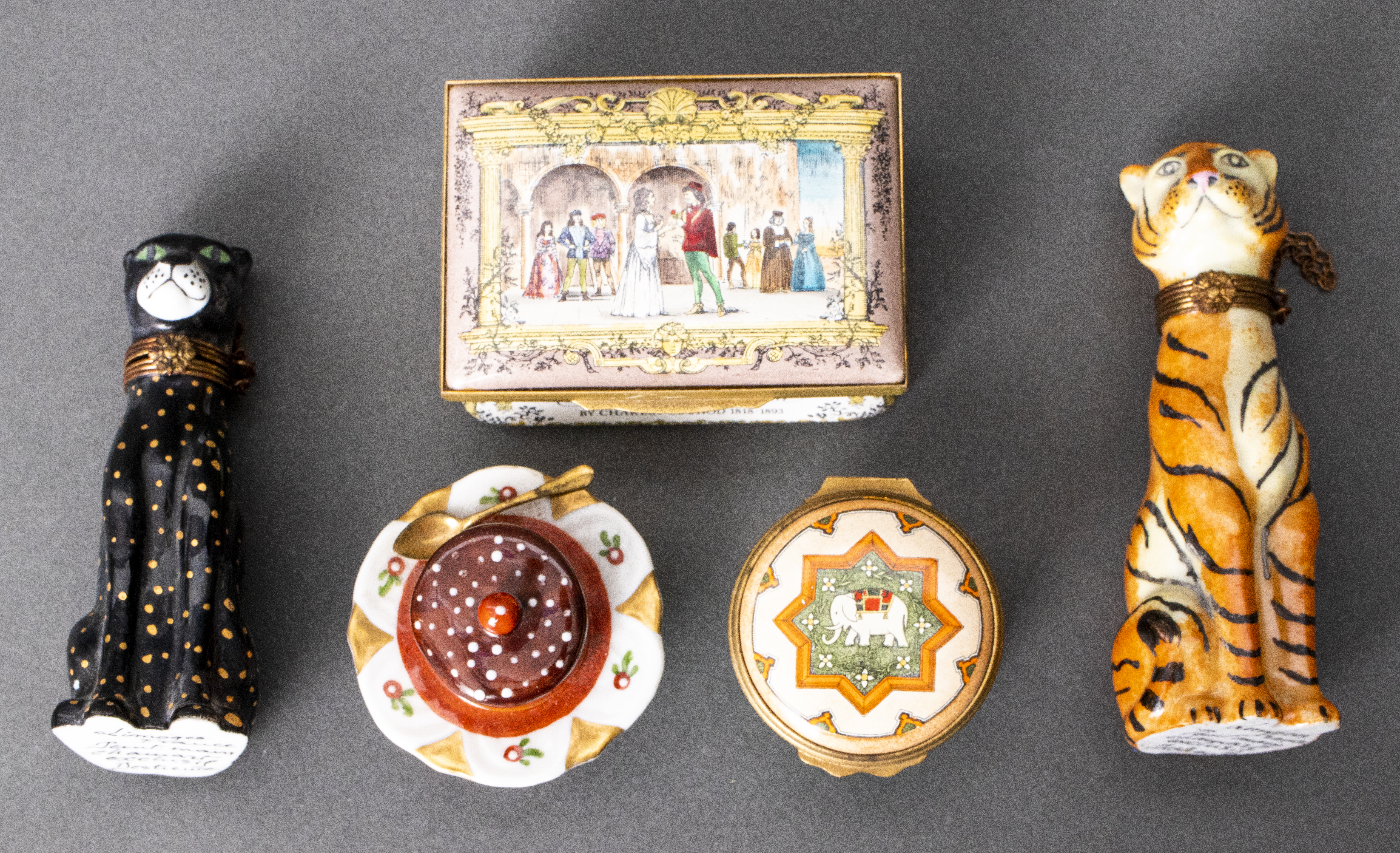 CARTIER AND LIMOGES ASSORTED