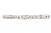 CARTIER ART DECO PLATINUM AND