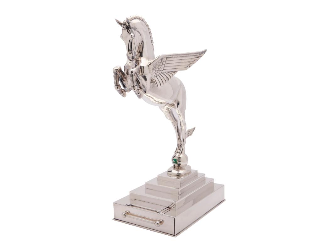 CARTIER ART DECO SILVER FIGURE OF