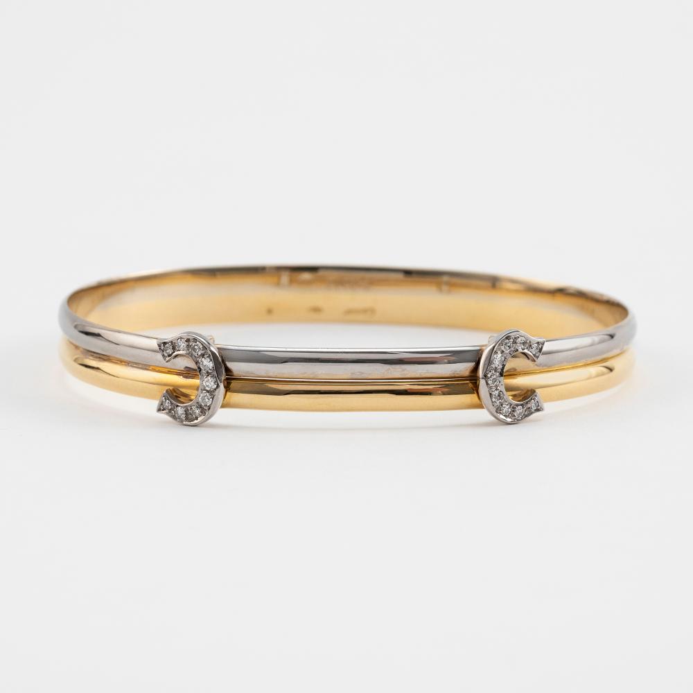 CARTIER “C DE CARTIER” 18KT BICOLOR