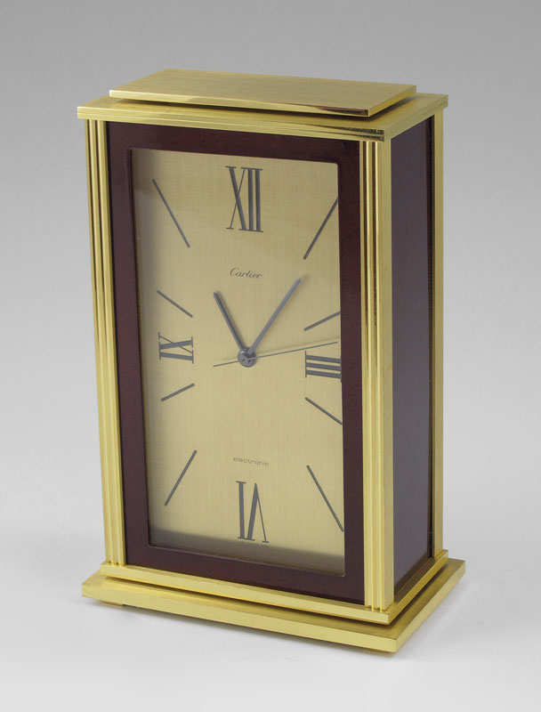 CARTIER DESK CLOCK IN