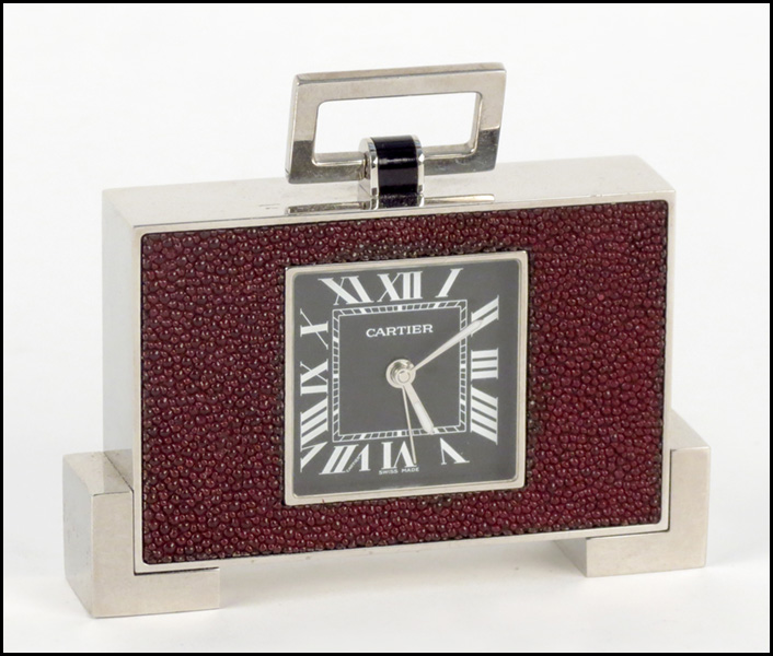 CARTIER DESK CLOCK. Serial number