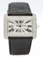 CARTIER DIAMOND TANK DIVAN WAT
