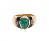 CARTIER GAIA EMERALD, RUBY, DI