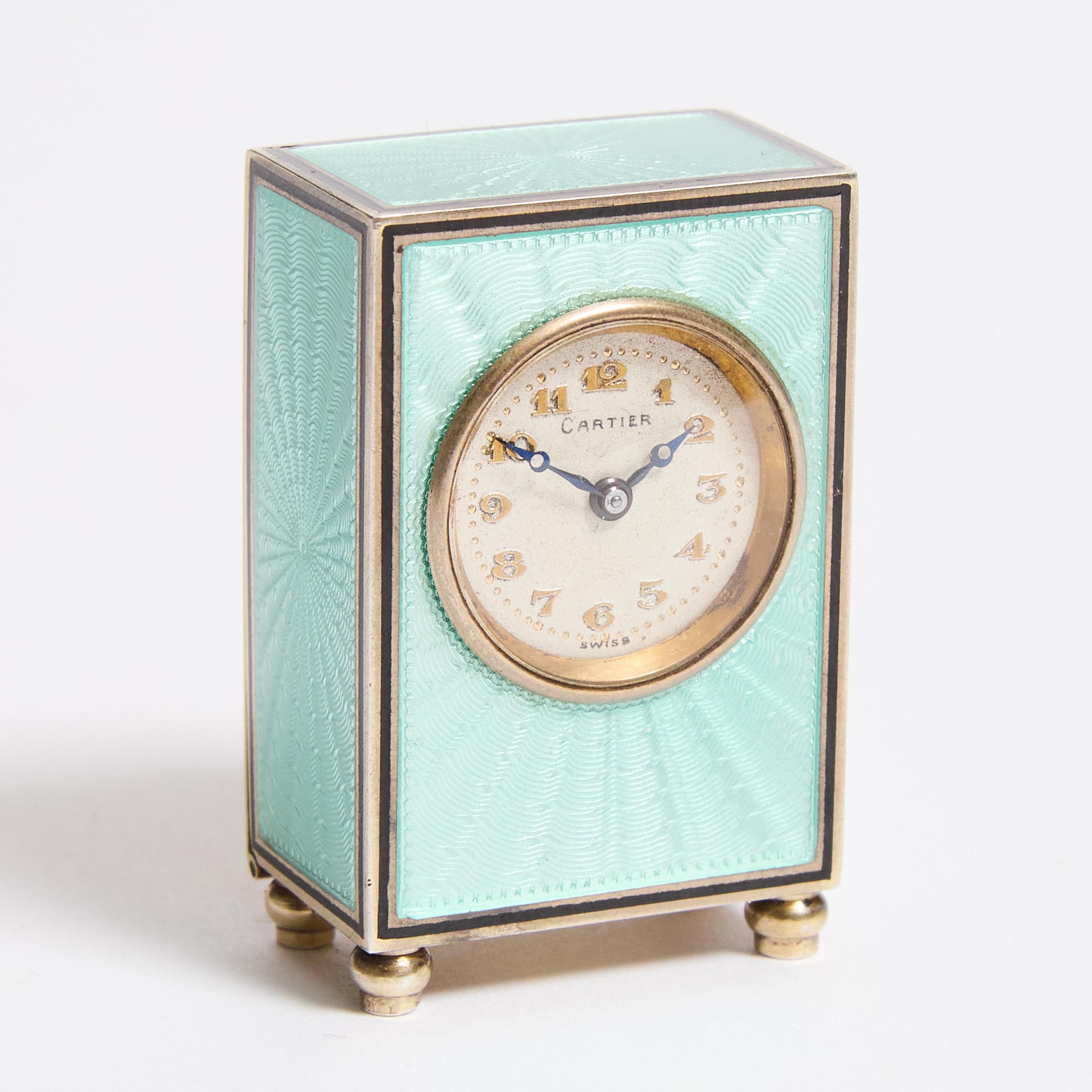 Cartier Guilloché Enamelled