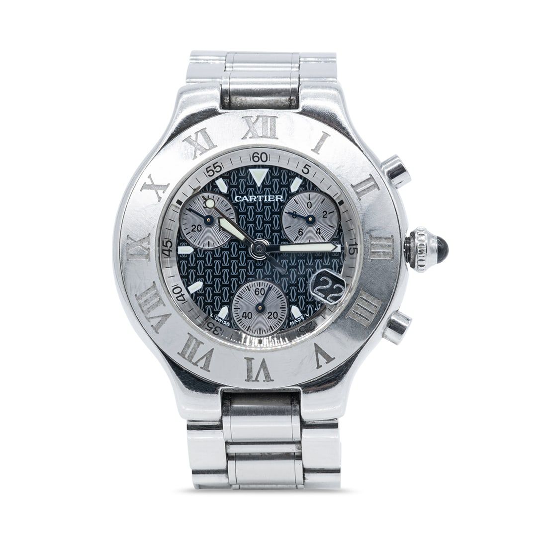 CARTIER MUST 21 CHRONOSCAPH DATE
