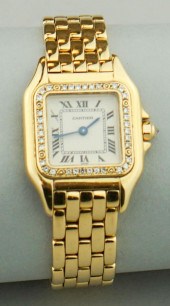 CARTIER 'PANTHERE' 18K YELLOW