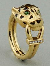 CARTIER PANTHERE HEAD 18K YELL