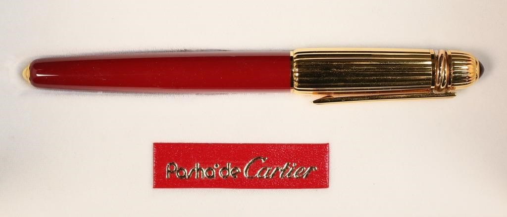 CARTIER PASHA BALLPOINT PEN RED