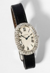 CARTIER PLATINUM AND DIAMOND "