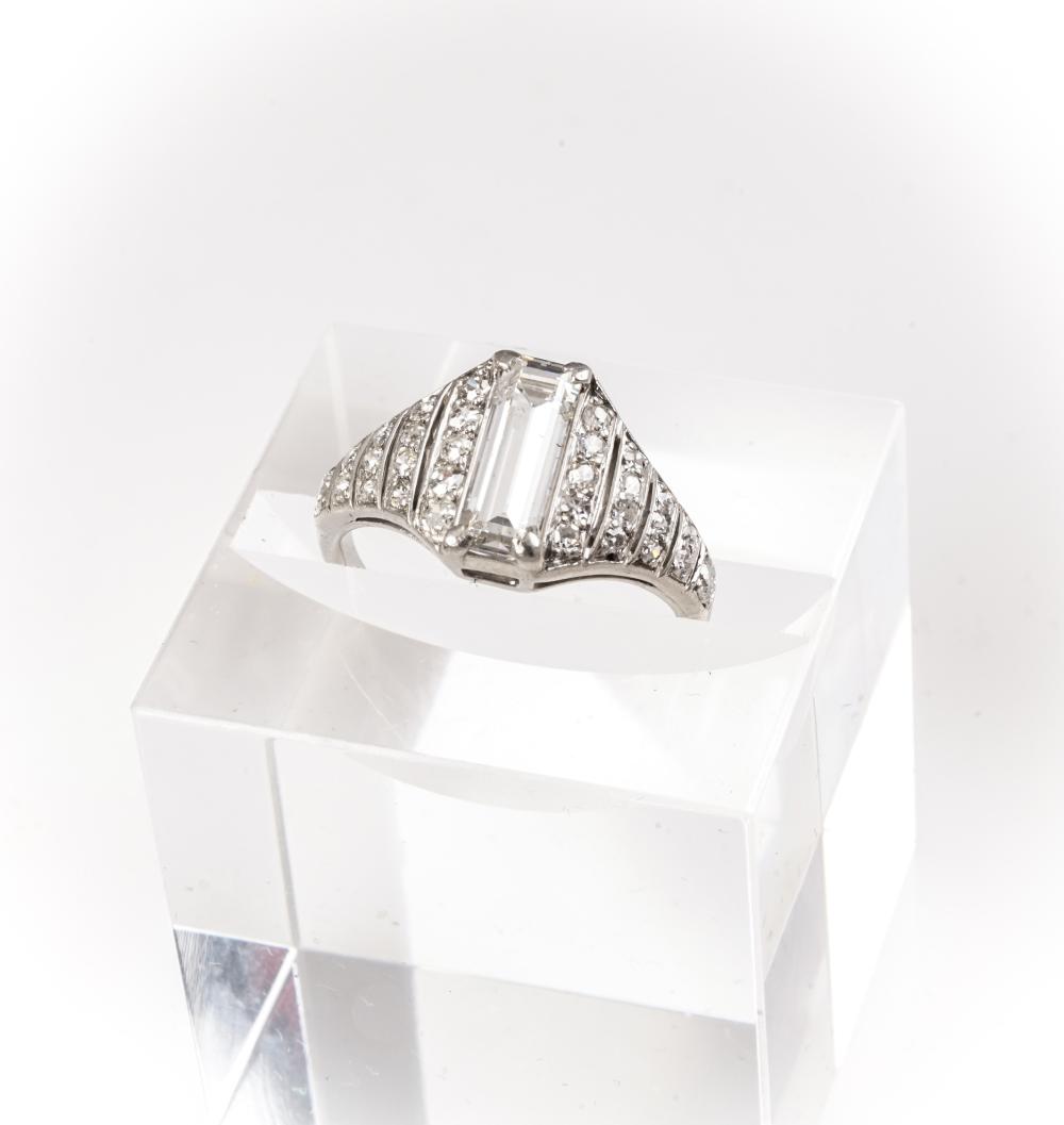 CARTIER PLATINUM AND DIAMOND