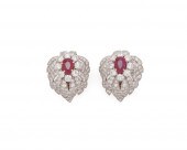 CARTIER PLATINUM, BURMESE RUBY
