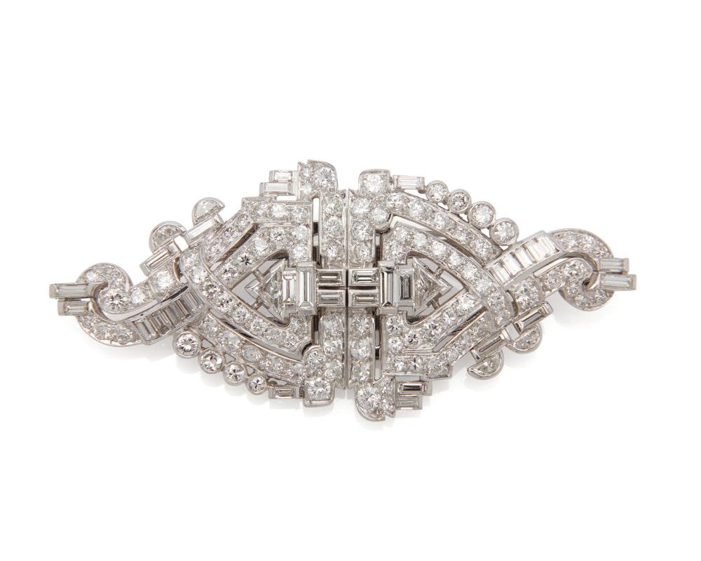 CARTIER PLATINUM & DIAMOND DRESS