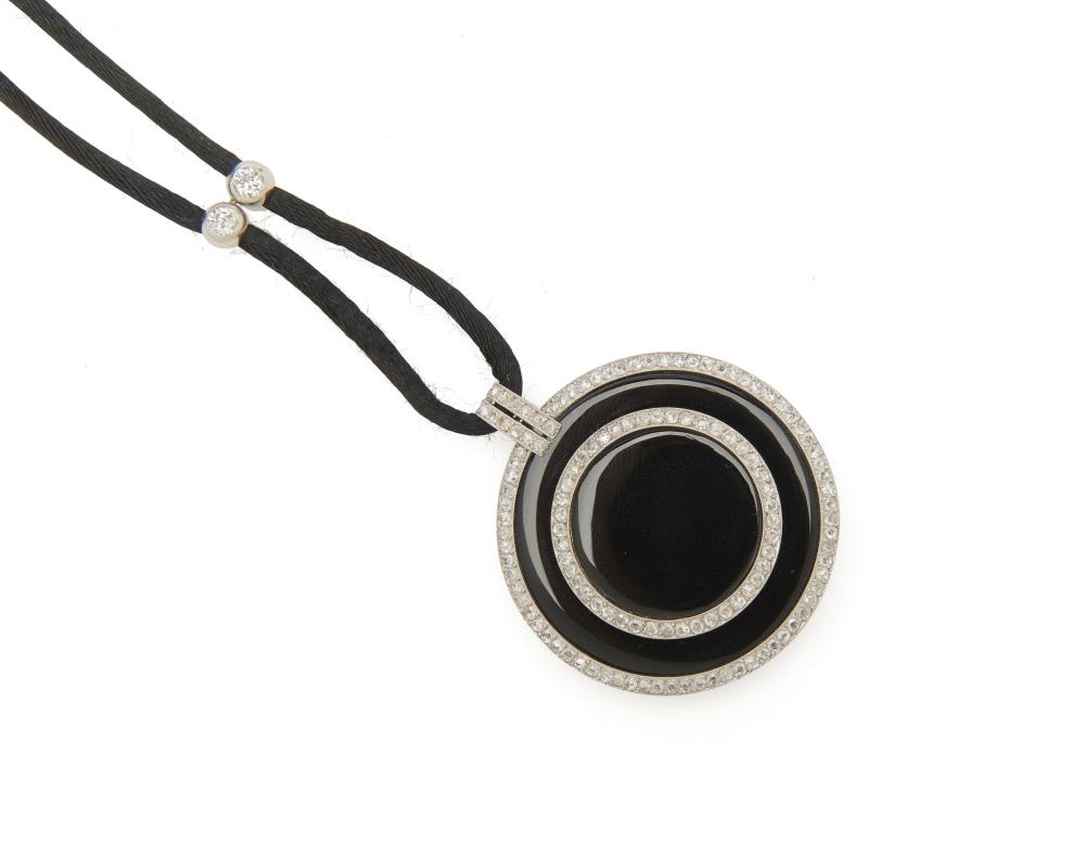 CARTIER PLATINUM, ENAMEL, AND