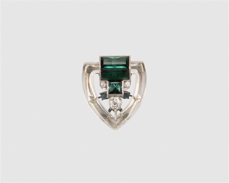 CARTIER PLATINUM, TOURMALINE,