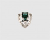 CARTIER PLATINUM, TOURMALINE,