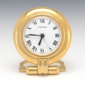CARTIER QUARTZ TRAVEL CLOCK 3