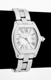 CARTIER ROADSTER STAINLESS STE