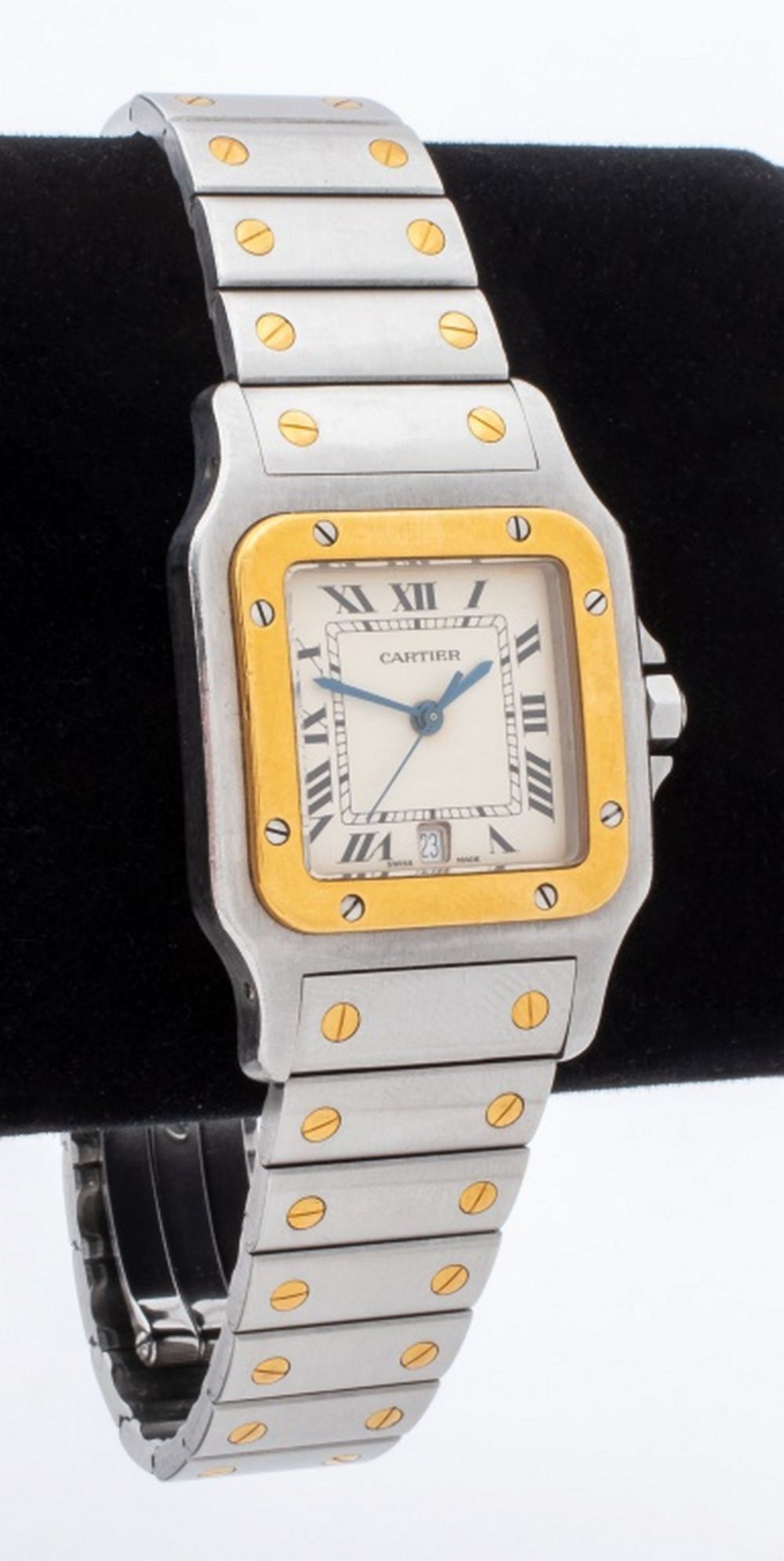 CARTIER SANTOS 18K  STAINLESS STEEL