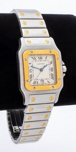 CARTIER SANTOS 18K STAINLESS