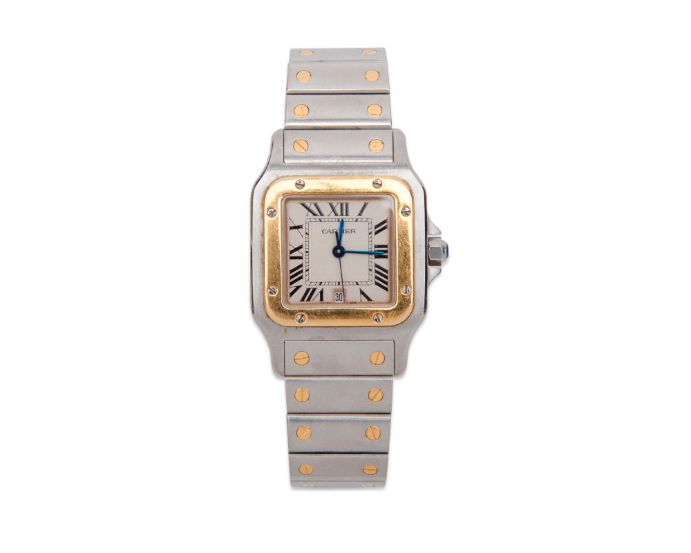 CARTIER STAINLESS STEEL AND 18K