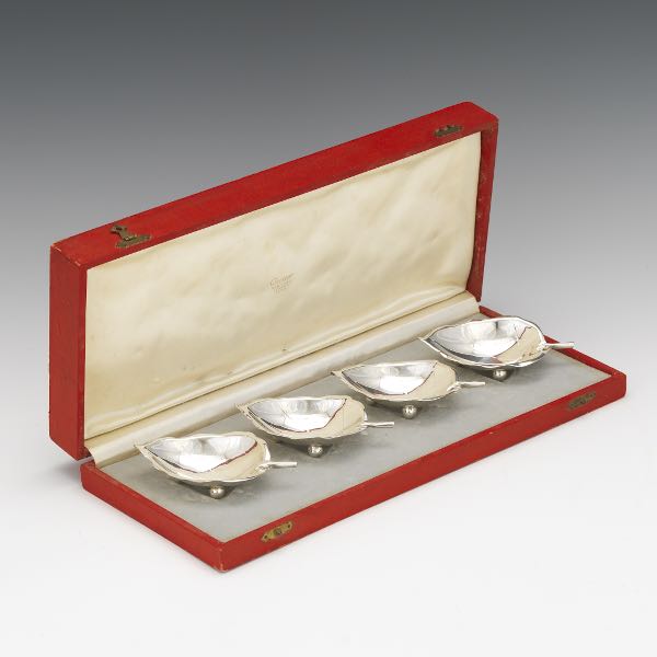 CARTIER STERLING 4 LEAF SHAPED