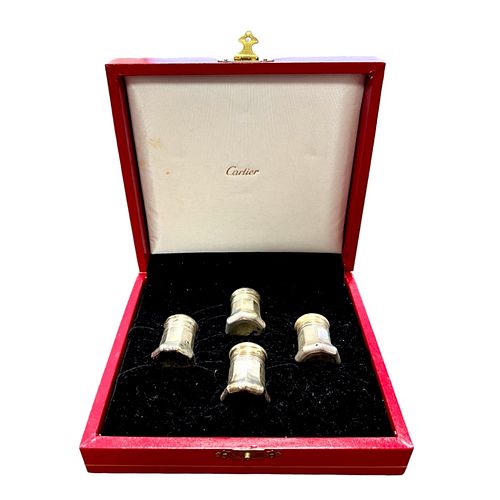 CARTIER STERLING SALT & PEPPER