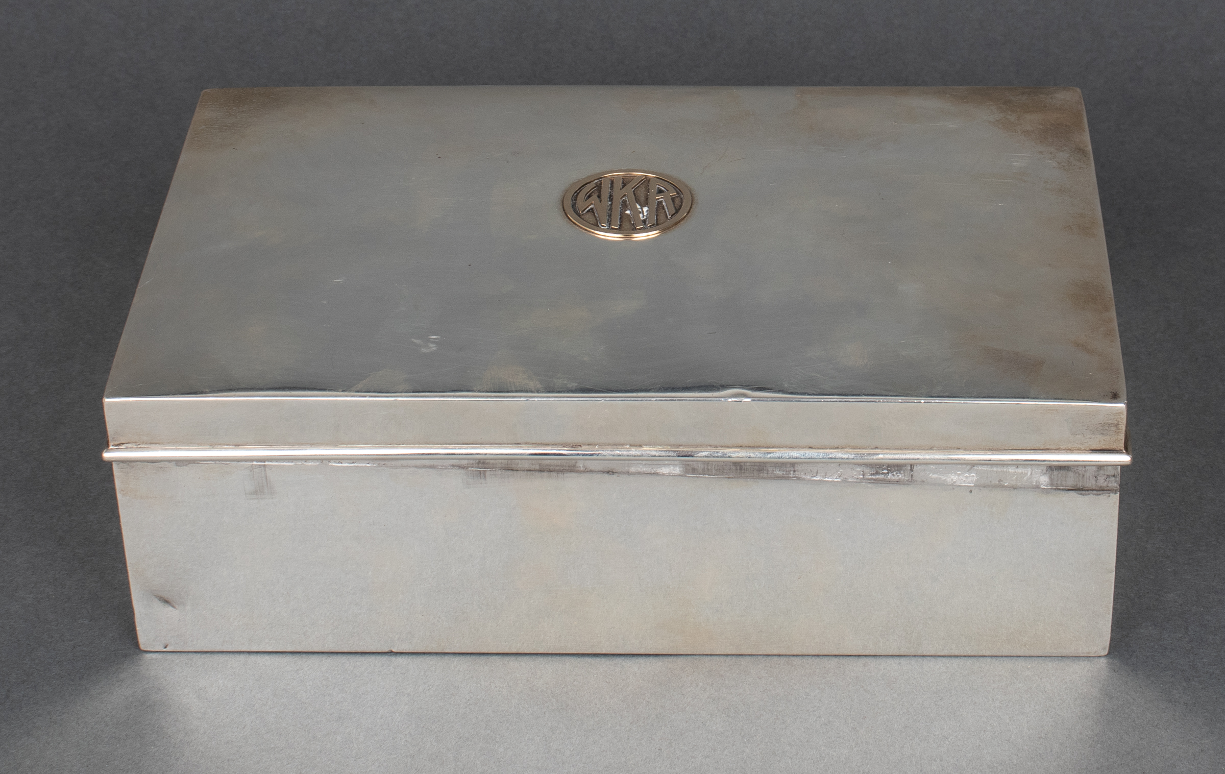 CARTIER STERLING SILVER HUMIDOR A