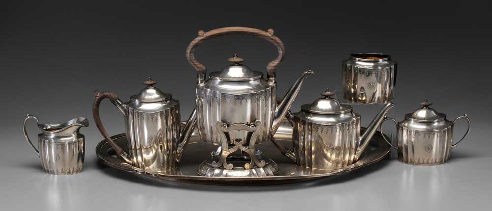 Cartier Sterling Tea Service,