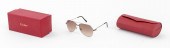 CARTIER SUNGLASSES & 2 CASES C