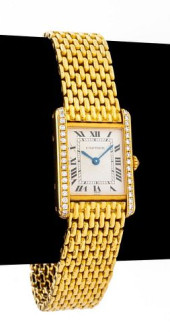 CARTIER TANK 18K YELLOW GOLD D